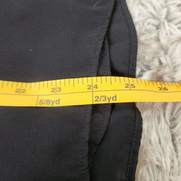 Wanna B Spaghetti Strap Tank with Lace Trim V-Neck and Criss Cross Straps Medium - Picture 9 of 9